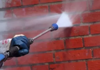 Гидроструйная очистка фасада 1