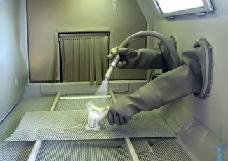 Пескоструйная обработка металла 2