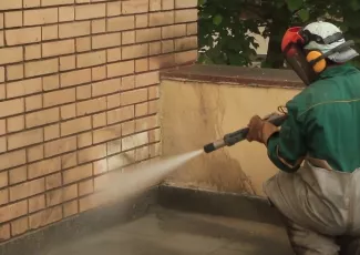 Гидроструйная очистка фасада 3