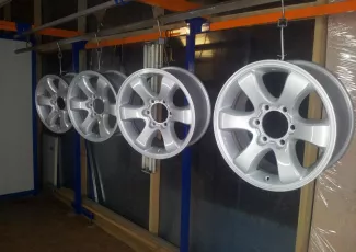 Порошковая покраска дисков 4