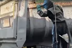 Пескоструй грузовика