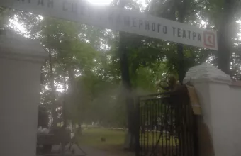 Ворота Камерного театра в Воронеже