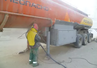 Пескоструй кузова автомобиля 2