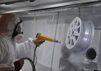 Порошковая покраска дисков 2