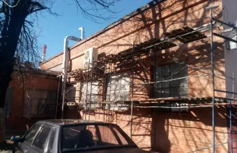 Пескоструй фасада