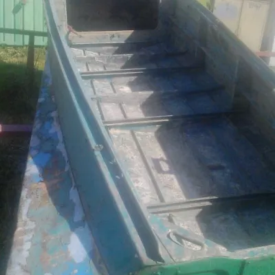 Пескоструй корпуса лодки КАЗАНКА - 5