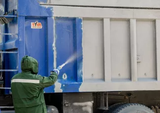 Пескоструй грузовика 1