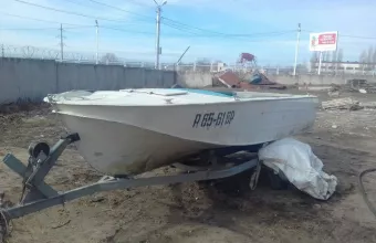 Отпескоструим лодку Казанку