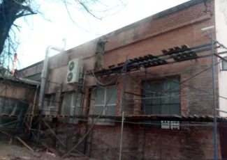 Пескоструй фасада 1