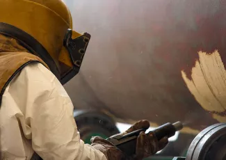 Пескоструйка бензовозов 1