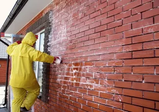 Очистка старого кирпича 2