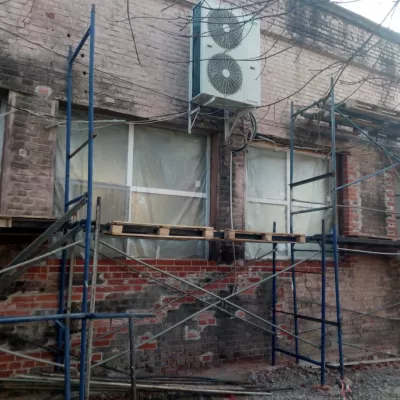Очистка фасада здания "ЭкоХлеб" - 2