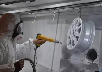 Порошковая покраска алюминия 6