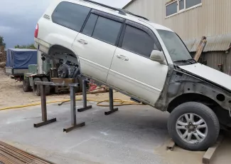 Пескоструй кузова автомобиля 4